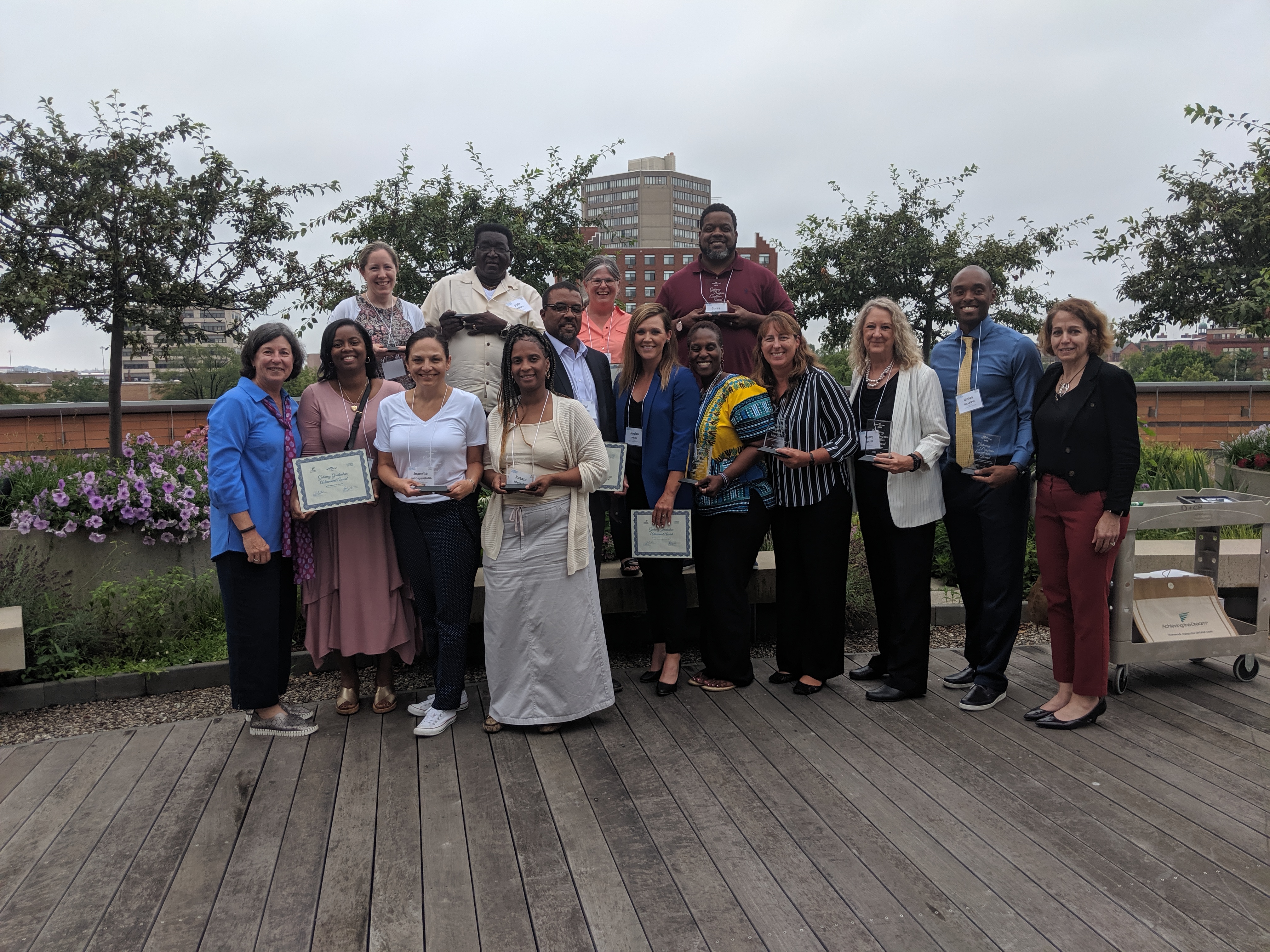 Gateway to College national colleagues in a group photo the Gateway to College Directors Convening in New Haven Connecticut